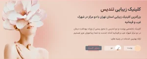لیست 10 تا از بهترین کلینیک‌ زیبایی در شهرک غرب : کلینیک زیبایی تندیس