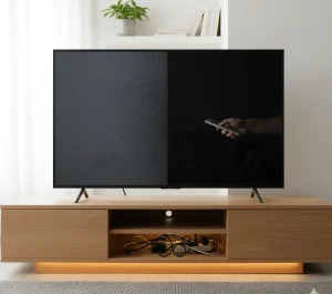 علت سیاه شدن صفحه تلویزیون یا تاریک شدن نصف تصویر